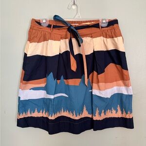 L.L. Bean Signature Skirt with Tie